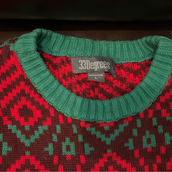 Ugly Christmas Sweater with Santa - Picture 3 of 5